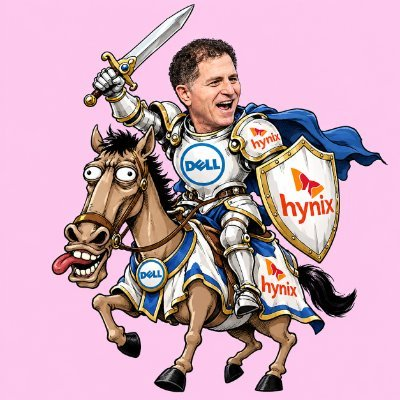 White Knight mascot inspired by the Dell-family investment story